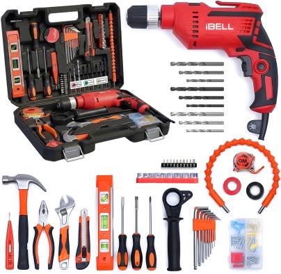 iBELL Tool Kit with Impact Drill TD13-100
