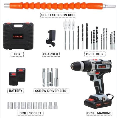 IZOM 20V Battery Operated Drill